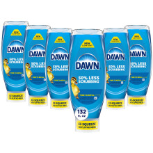 Dawn Ultra EZ-Squeeze Sp   lmittel, fl   ssiges Geschirrsp   lmittel, Fettentfernung, umgedrehte Flasche, Original, 6 x 22 fl oz, B   ndel