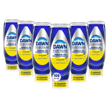 Dawn Platinum EZ-Squeeze Dish Soap Lquido para lavar loua Remoo de graxa lquida Garrafa de cabea para baixo Alvejante Alternativa Limo Lim