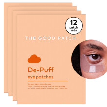 Chladiv hydrogel Good Patch De-Puff Cooling Hydrogel nplasti na opuchl oci a vcky pod ocima vyroben s kofeinem Aloe Vera Gotu Kola klinicky over