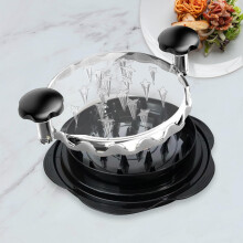 Chicken Shredder, Chicken Shredder Tool Twist Large, Visible Meat Shredder with Non-S Base