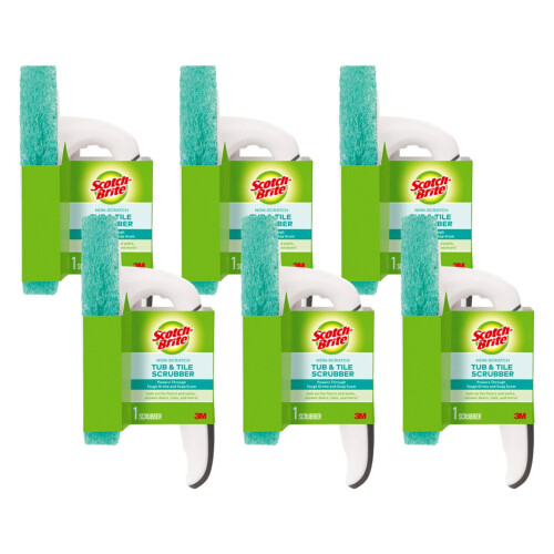 Tub e piastrelle non graffi e scrubber 6 conteggio scozzese