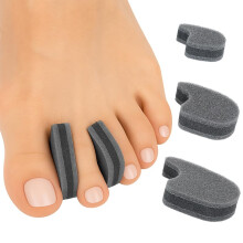 VIVEsole Schaumstoff-Zehentrenner fr Damen und Herren (20er-Pack)  Abstandshalter fr Ballenzehen, Hhneraugen, Blasen, berlappende Zehen und
