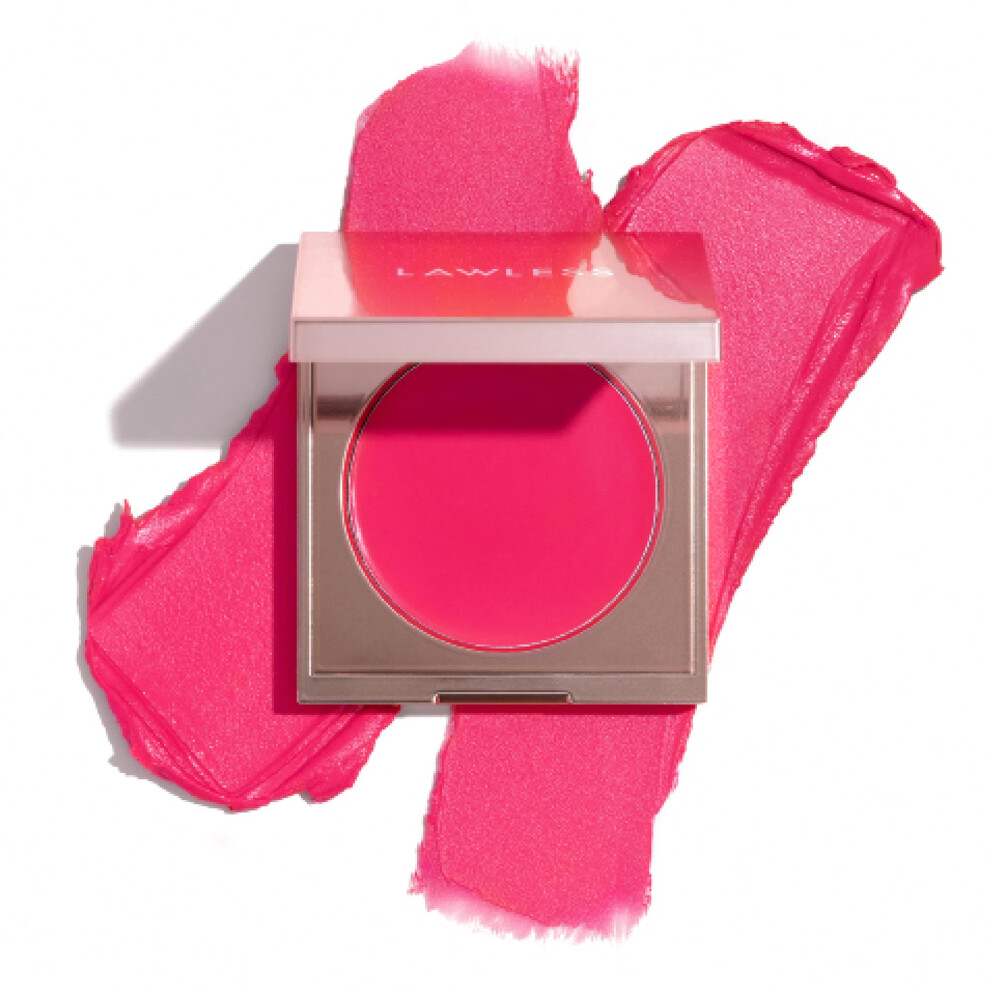 Lawless Cream Pinch My Cheeks Soft-Blur Blush - Cherry Pie - Premium Blush With Natural Ingredients To Re-Energize And Protect The Skin While Imp