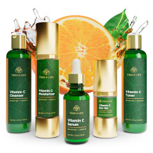 Tree of Life Beauty Vitamin C Kompletn rozjasnen (balen po 5 ks) Srum (1 oz) Hydratacn krm (1,7 oz) Ocn gel (0,5 oz) Toner (4 oz) Cistic pros