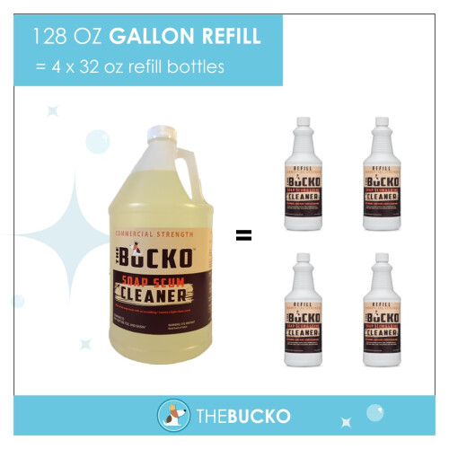 Bucko Soap Scum and Grime Cleaner (128 oz gallon) 1