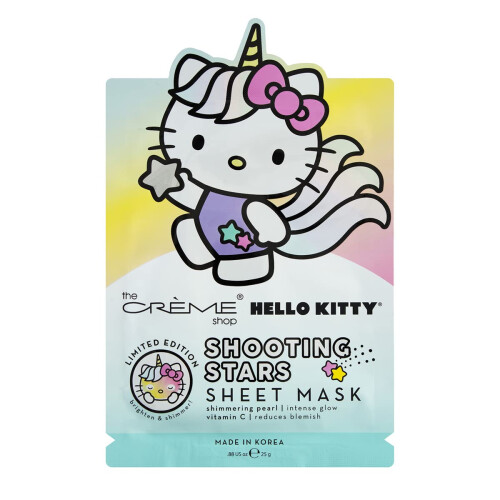 De CRME -winkel | Hello Kitty Unicorn Shooting Stars Sheet Mask (3 Pack) 2