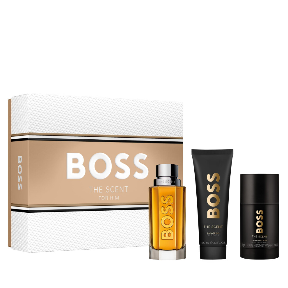 Hugo Boss Men's 3-Pc. BOSS The Scent Eau de Toilette Gift Set