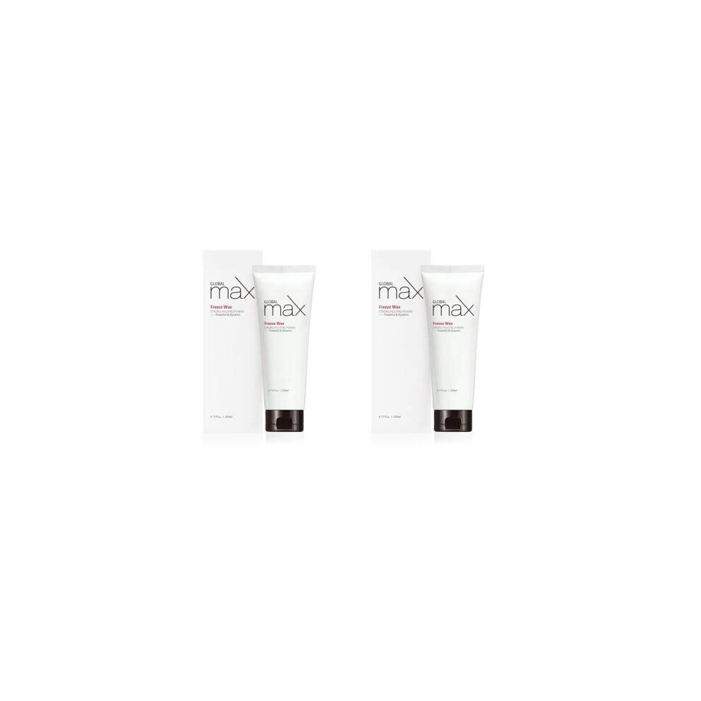 Elabore 2 Pack Global Max - Freeze Wax Cire Coiffante (6.76 Fl.oz / 200Ml)