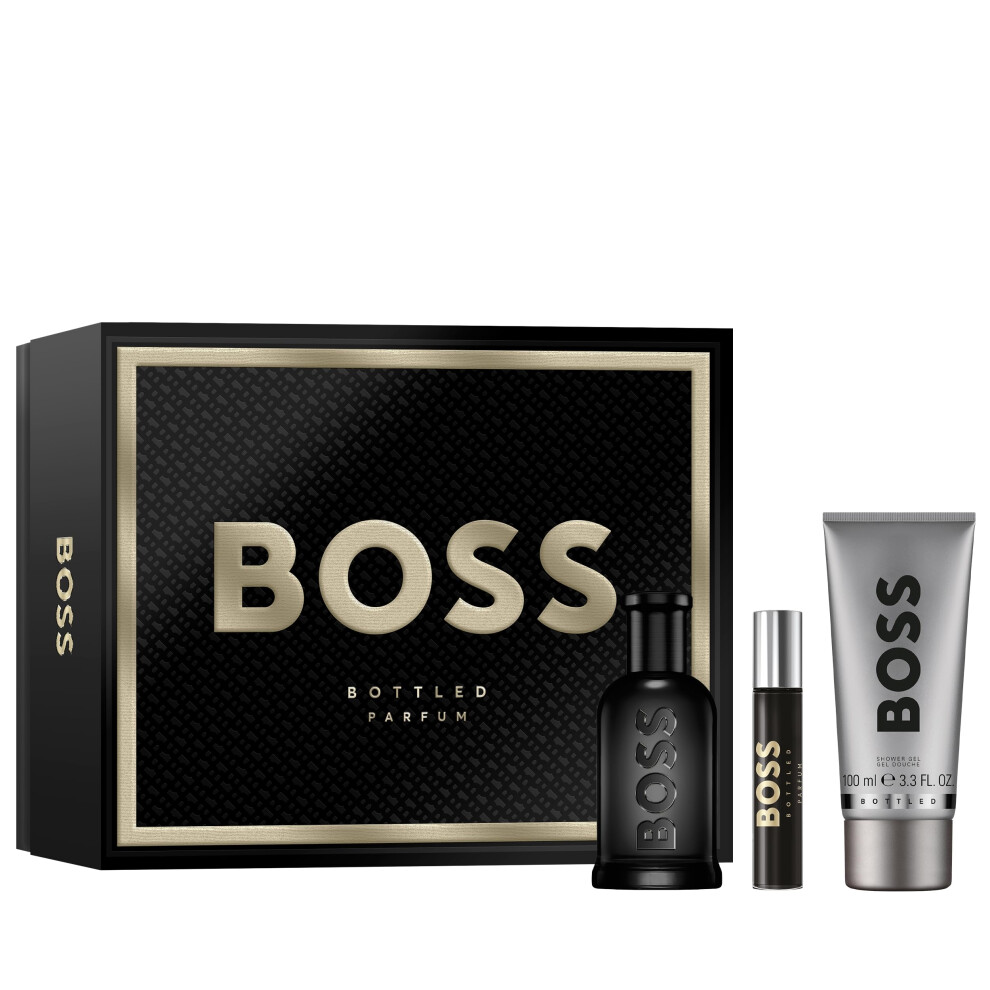 Hugo Boss Men's 3-Pc. BOSS Bottled Parfum festive Gift Set
