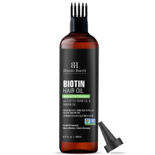 Botanic Hearth Biotin Haarolie Voor Haargroei Met Koffie- En Arganolie | Versterkende Behandeling