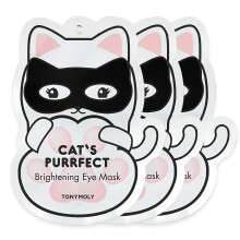 TONYMOLY Cat's Purrfect Brightening Eye Mask Posilujc ocn krm zjemnuje a hydratuje s mlcnm proteinem 3 ct.