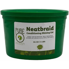 Kaga Pure O Natural Neatbraid Beauty Professioning Conditioning Gel brillant 64oz / 4lb