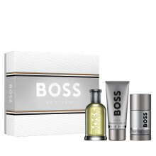 Hugo Boss Herren 3-teiliges Bottled Eau de Toilette Geschenkset