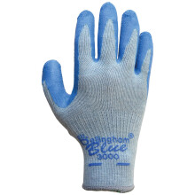 Bellingham Blue Premium Latex Work Gloves - X-Large - Natural Rubber Palm - Blue/Gray