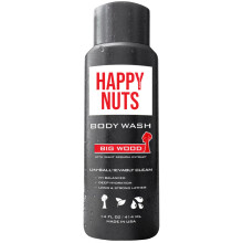 HAPPY NUTS Big Wood Body and Nut Wash - Hydraterende herendouchegel Natuurlijke bodywash met diepe reiniging voor gevoelige huid - Lichaamszeep v