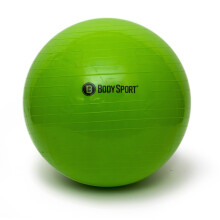 Ballon d'exercice Body Sport avec pompe pour maison, gym, Pilates, yoga, fitness - Vert