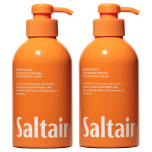 Saltair Body Wash Exotic Pulp 2er-Pack. Feuchtigkeitsspendender Krperreiniger mit Monoi-l und Cupuacu-Butter. Luxus-Duschgel fr Frauen. Vegan, tie