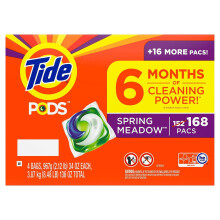 Tide PODS Tekut prac prostredek Pacs Spring Meadow (168 ct.)