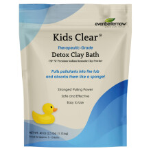 Bentonite di motonite di sodio puro di detex per bambini Clear Bentonite al 100% - Rimuove le impurit e i contaminanti delle tossine di EvenbeTterte