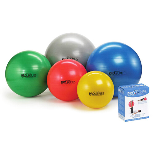 TheraBand Pro-Series Oefenbal Langzaam-Leegloop Geel 45cm.