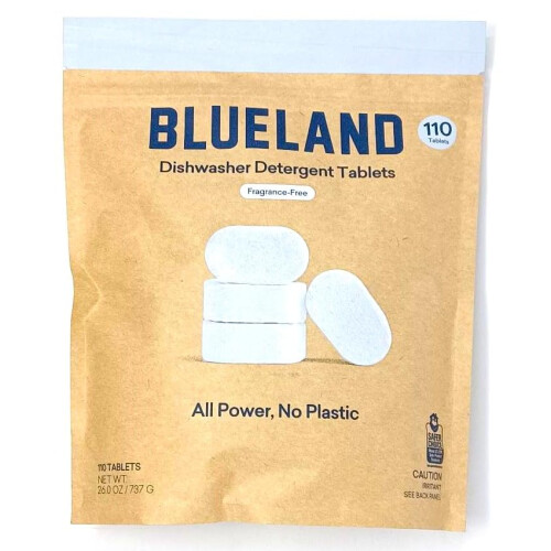 Blueland Geschirrsp   lmitteltabletten, 110 St   ck. Duftfrei.