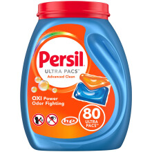 Persil Ultra Pacs Advanced Clean Oxi+Odor Power T?jvaskemiddel 80 count