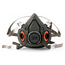 3M Half Facepiece Reusable Respirator 6300  Gases  Vapors  Dust  Paint  Cleaning  Grinding  Sawing  Sanding  Welding  Large