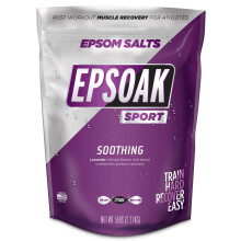 Epsoak Sport Lavender Epsom Salt per atleti - 5 libbre. Soofente di ammollo terapeutico con olio essenziale di lavanda