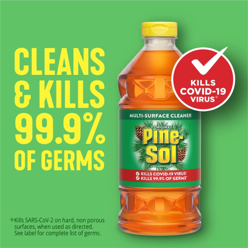 Pine-Sol Detergent Multi-Suprfete, Original Pine, 60 Uncii (Pachet de 2) 1