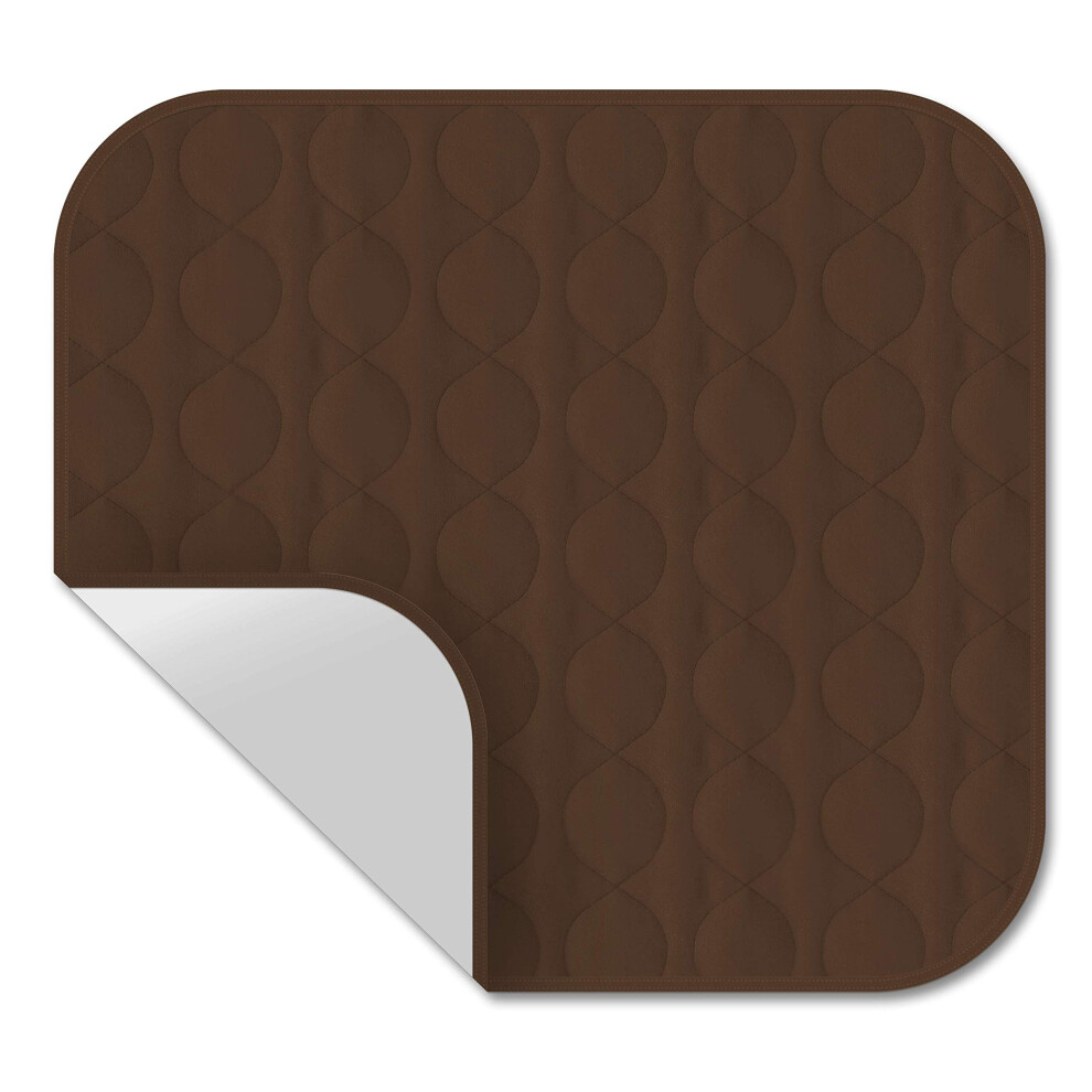 Rms Washable & Reusable Incontinence Chair Pad, Seat Protector & Bed Pad (Brown)