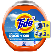 Tide Ultra OXI Power PODS hajunpoistoaineilla Pyykinpesuainepakkaus 32 kpl näkyvälle ja näkymätönlle lialle