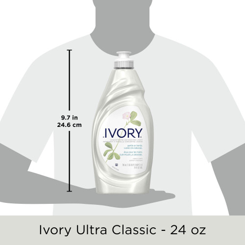 Ivory Dish Soap Original  709mL/1.5pt/24fl oz  3 PACK (10 Per master case) 1