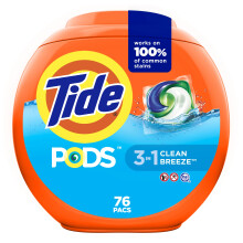 Tide PODS Folyékony Mosószer HE Kompatibilis 76 Db 3 az 1-ben Tisztítás