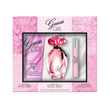 GUESS Girl Woda toaletowa 3-czesciowy zestaw upominkowy - Perfumy w sprayu 3,4 Fl. Oz. Spray podrzny 0,5 Fl. Oz. i balsam do ciala 6,7 ??Fl. O