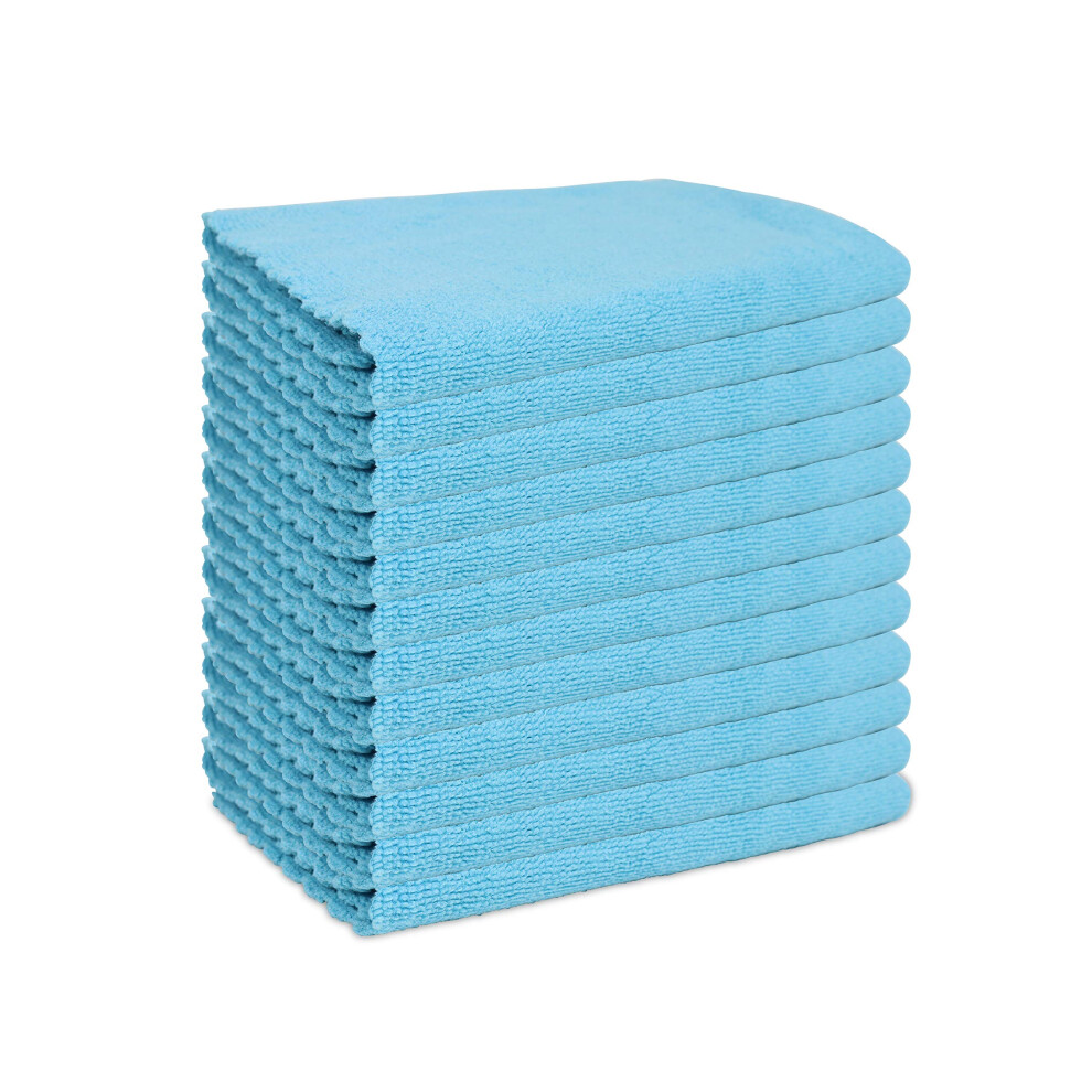Arkwright SmartEdge Microfiber Cleaning Cloths - (Pack of 12) Thick Edge Less Dish Drying Towel for Car Polishing Washing and Auto Detailing