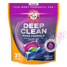 ARM & HAMMER Diepe Reiniging Geurformule Wasmiddel Power Paks, 21 stuks.