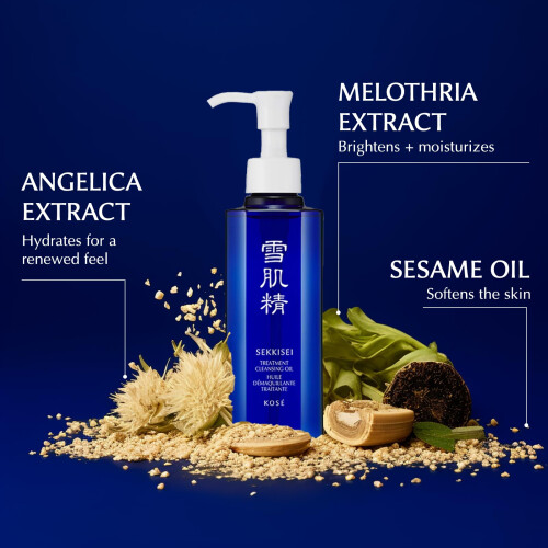 SEKKISEI Trattamento Olio Detergente, Cleanser Viso & Struccante, 10.1 once 2