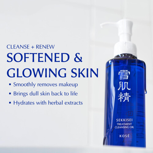 SEKKISEI Trattamento Olio Detergente, Cleanser Viso & Struccante, 10.1 once 1