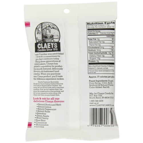 Claey's Wild Cherry Drops, 170 g Packungen (Packung mit 12) 1