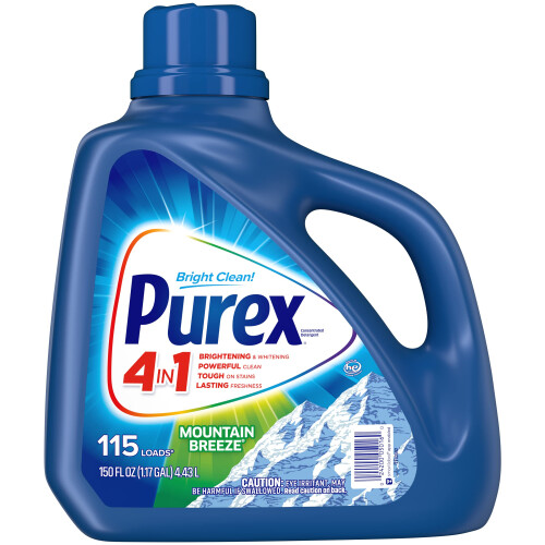 Purex flydende vaskemiddel Mountain Breeze 150 vskeounce 115 ls 1