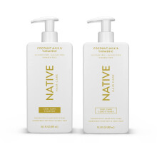 Coconut & Kurkuma Shampoo en Conditioner met Natuurlijk Afgeleiden Ingrediënten | Voor Alle Haartypes