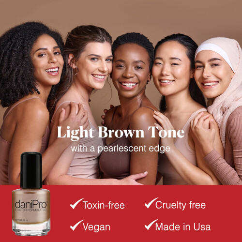 daniPro Läkare Formulerad Nagellack - Babe It's You - Mocha 1