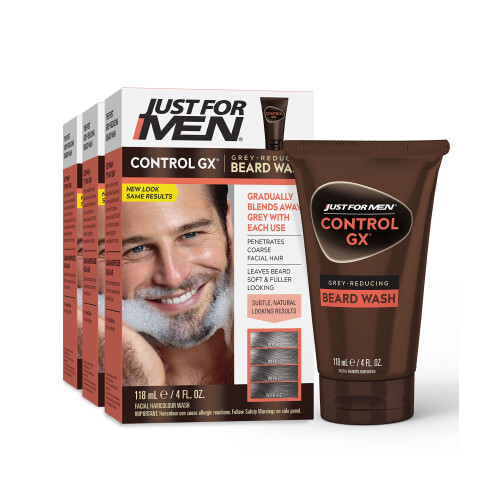 Just For Men Just For Men Control GX Grau Reduzierende Bartwäsche Shampoo, 4 Fl Oz - Packung