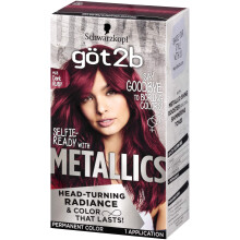 Schwarzkopf Got2b Metallics Tinta permanente per capelli M68 Ruby scuro