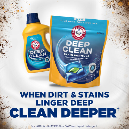 ARM & HAMMER Deep Clean Stain Formula Wasmiddel Power Paks 21 ct. 2