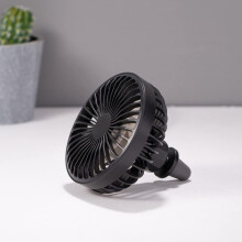 ABS Car Fan 3 Wind Speed Air Conditioner Cooling Fan Car Fan with Night Light Car Cooling Fan Car Fan USB Fan with Night Light