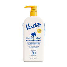 Vacation Classic Lotion SPF 50 Sun Jug  Broad Spectrum Bulk Sunscreen SPF 50  Water Resistant Sunblock  Suntan Lotion with Pump  Vegan  Family-Si