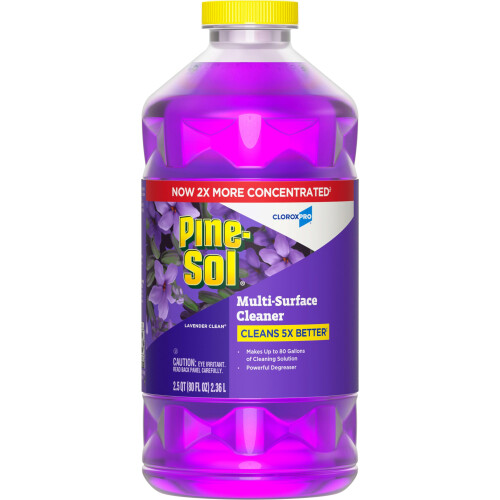 Pine-Sol Multi-Surface Cleaner, CloroxPro, 2x Geconcentreerde Formule, Lavendel, 80 Fl Oz