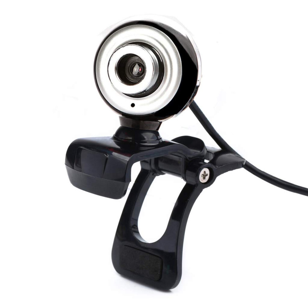 Online Class 480P Hd Webcam Built-In Sound-Absorbing Microphone Computer Desktop For Streaming,Video Call Camera Live Video White 940534673526