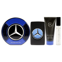 Mercedes-Benz Man Gavest Parfumer til Mnd - Indeholder 0,5 oz og 3,4 oz EDP Spray og 3,4 oz Shower Gel - Aromatiske tragtige frugtagtige dufte